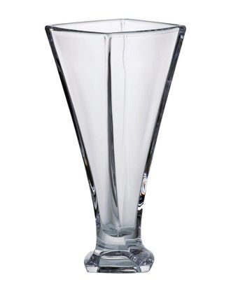 Barski Crystalline 11in Footed Vase with a Twist