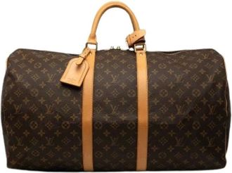 Louis Vuitton Pre-owned Keepall 55 - unisex - Pre-owned - Bruin - Maat: ONE Size