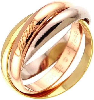 Cartier Yellow Gold (18K) Pink Gold (18K) White Gold (18K) Band Ring (Pre-Owned)