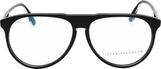 Victoria Beckham VB2602 Acetate Oval Eyeglasses - Black