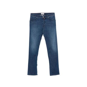 Jacob Cohen Slim-fit Jeans, male, Blue, Size: W34 Slim-fit Jeans