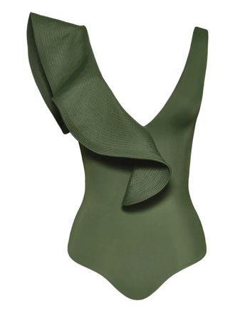 Johanna Ortiz Costume intero Boleros con ruches - Verde