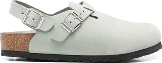 Birkenstock Slippers in pelle - Verde