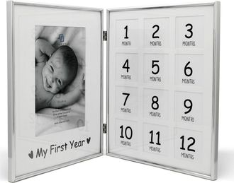 Zilverstad Marco Plateado De Un A&ntilde;o, Regalo Para Ni&ntilde;o, 13x18, 12x 5x5 Cm Tama&ntilde;o: 25x207x260 Mm Sku: Zv7614231
