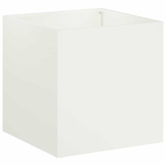 vidaXL Macetero De Jard&iacute;n Blanco 20 X 20 X 20 Cm Vidaxl