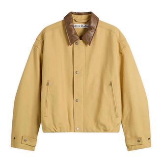 Acne Studios Light Jackets, male, Beige, Size: L Rw-Mn-Outw000022