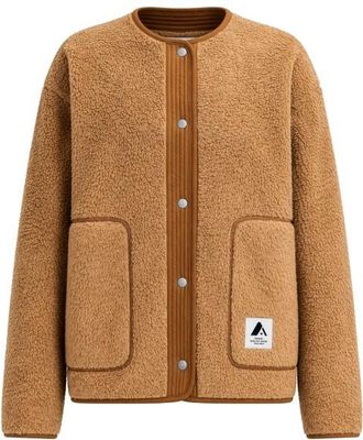 Orage Grizzly Pile Cardigan Fleecejacke f&uuml;r Damen | braun