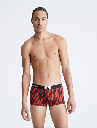 Calvin Klein Mens Calvin Klein 1996 Micro Low Rise Trunk - Red - XL