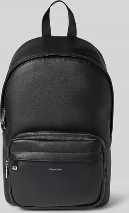 Calvin Klein Rucksack mit Logo-Print Modell Raised in Black, Größe 1
