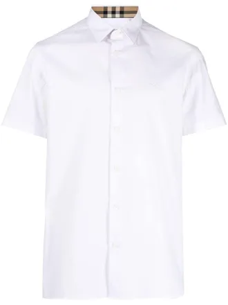 Burberry Ekd Logo Cotton Shirt