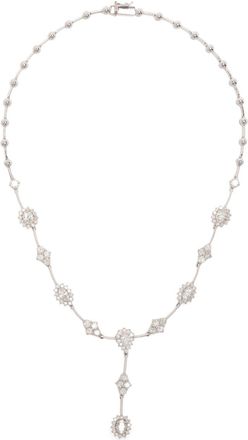 Rewind 18kt white Gold diamond necklace - Silver