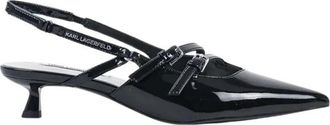 Karl Lagerfeld Pumps - Dames - Pumps - Zwart - 37 EU - Leer - Schoenen