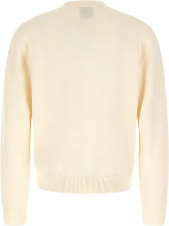 Casablanca Pyramid Abduction Intarsia Sweater - Cream
