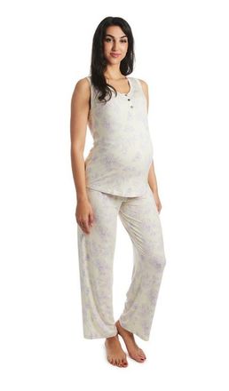 Everly Grey Joy During & After 2-Piece Maternity/Nursing Sleep Set in Bali at Nordstrom, Size X-Large