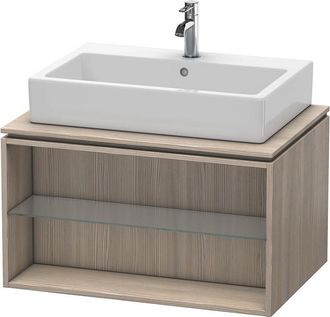 Duravit Duravit X-large Mueble De Pared Para Consola 6718, Compartimento Abierto, 800mm, Color (frente/cuerpo): Decoraci&oacute;n Pino Plata - Xl671803131