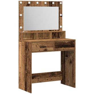 vidaXL Vidaxl - Dressing Table Old wood 79 x 41 x 135 cm Engineered wood
