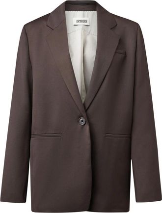 Drykorn Mowtie Blazer - Dames - Jassen - Bruin - Maat: M Wol