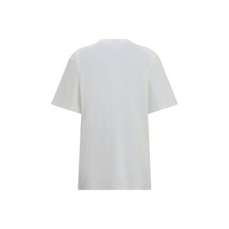 Gucci Logo-Embroidered Cotton-Silk T-Shirt - White