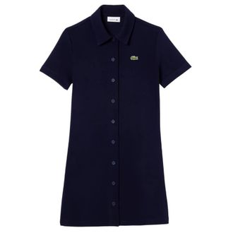 Lacoste Cotton Buttoned Polo Dress, Brand Size 40 ( US Size 6 )