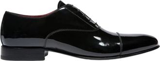 Scarosso Rodrigo Oxford Schoenen - Heren - Veterschoenen - Zwart - 41 EU - Leer - Schoenen