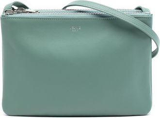 Celine Tweedehands kleine lamsleren Trio schoudertas