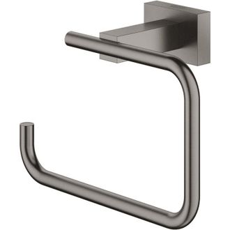 GROHE 40 507 Al1 Essentials Cube Portarrollos Sin Tapa Grafito Cepillado - Ref: 40 507 Al1 - Grohe