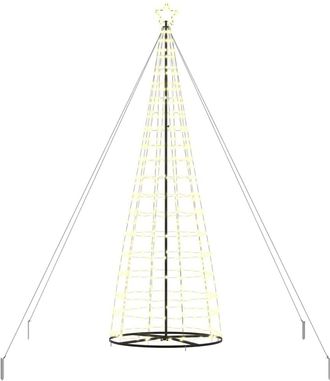 vidaXL &Aacute;rbol De Navidad Led Ekenas 400 Cm 800 Led Blanco C&aacute;lido Acero Vidaxl