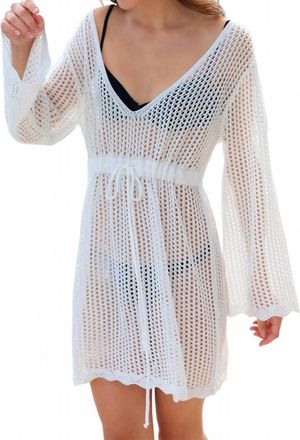 Shiraleah Marina Cover Up In White