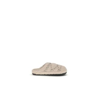 Moon Boot Moon Boot, Slippers, female, Beige, Size: 10 US Teddy Slipper