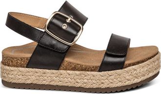 Aetrex Womens Vania Platform Sandal In Black