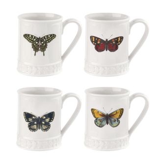 Portmeirion Set of 4 16oz Botanic Garden Harmony tankards