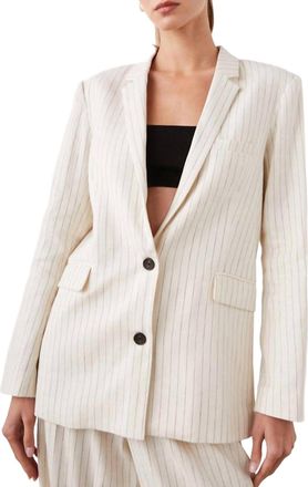 Rails Pin Stripe Stanton Blazer In Ivory