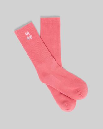 Psycho Bunny Mens New Classic Sport Sock 654 SUN KISSED CORAL / O/S