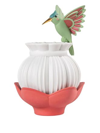 Lladro Vaso decorativo Hummingbird - Bianco