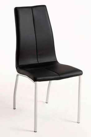 Regalos Miguel Sillas Comedor - Silla Humi Polipiel - Negro