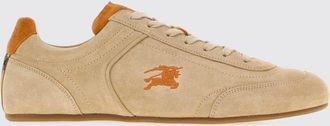 Burberry Sneakers Knight in pelle di vitello scamosciata con logo EKD ricamato