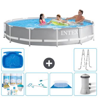 Intex Piscina Prism Frame Redonda - 366x76 Cm - 7-piezas S21052