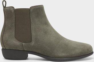 Aerosoles Step Dance Boots Womens Gray Round Toe Ankle Bootie JOBB1332