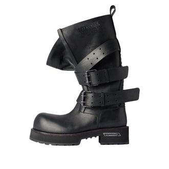 Balenciaga (WMNS) Balenciaga Venom High Boot Black 833594WBEQ11000