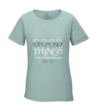 G.I.G.A. DX by killtec T-Shirt GS 48 WMN TSHRT, Damen, Gr. 46, blau (hellt&uuml;rkis), Oberstoff: 95% Baumwolle, 5% Elasthan, G.I.G.A. DX BY KILLTEC, Shirts T-Shirt, Damen T-Shir