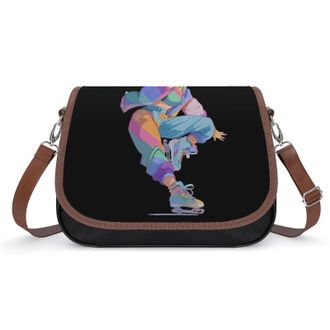 Generic Ice Skaters (1) Crossbody Bags for Women Shoulder Messenger Bag Purse Handbags