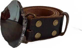 Regina-Andrew Design Womens Heavy Leather Belt In Agate