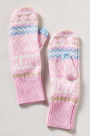LoveShackFancy Fancy Fairisle Mittens