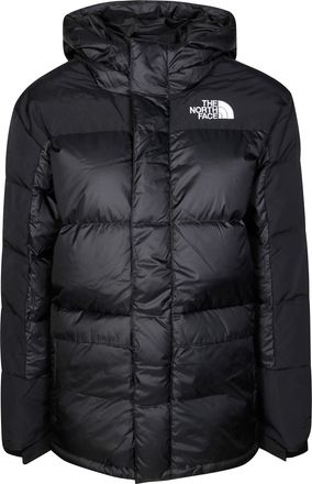 The North Face Padded Quilted Short Parka with High Collar and Fitted Cut