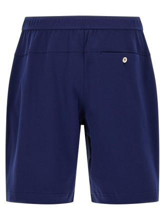 Brunello Cucinelli Mens Blue Cotton Bermuda Shorts