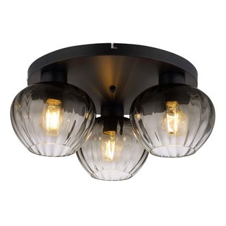 Nowa Globo - Plaf&oacute;n - Toy - Negro - Vidrio - &Oslash; 45cm - E27 - 60130308