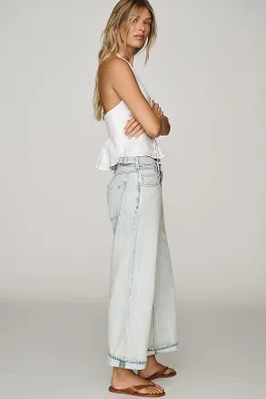 Pilcro Celeste Boyfriend Uncuffed Mid-Rise Relaxed Jeans