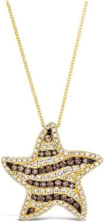 Le Vian Ladies Godiva Pendant Necklace set in 14K Honey Gold TSXT 8