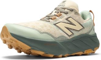 New Balance Womens Fresh Foam X Hierro V9 Trail Running Shoe, Calcium/Dark Juniper, 6.5 UK