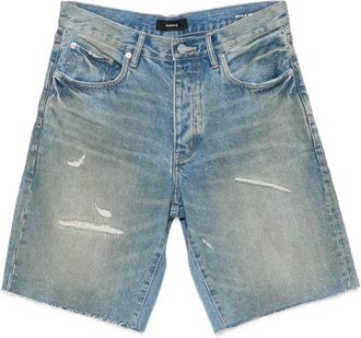 Purple Heren, Korte broeken, Blauw, Maat: W31 Denim